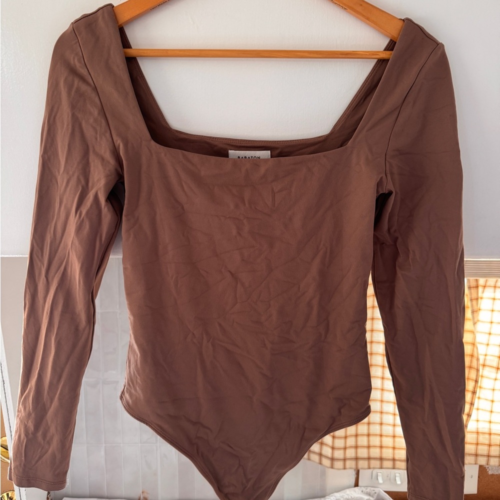 Babaton Chocolate Brown Bodysuit